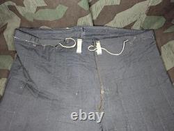 Original WWII German Reed Green Padded Trouser Liner Winter Soldier Army Pants