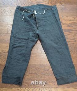 Original WWII German Reed Green Padded Trouser Liner Winter Soldier Army Pants