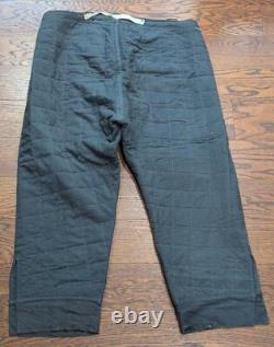 Original WWII German Reed Green Padded Trouser Liner Winter Soldier Army Pants
