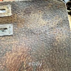 Original WWII German Swiss Army Officer Map Carrying Case Leather