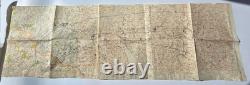Original WWII German Tactical Map Army Group North Barbarossa Lithuania Invasion