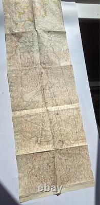 Original WWII German Tactical Map Army Group North Barbarossa Lithuania Invasion