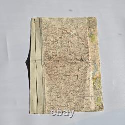 Original WWII German Tactical Map Army Group North Barbarossa Lithuania Invasion