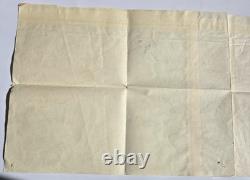 Original WWII German Tactical Map Army Group North Barbarossa Lithuania Invasion