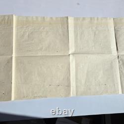 Original WWII German Tactical Map Army Group North Barbarossa Lithuania Invasion