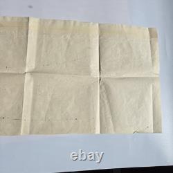 Original WWII German Tactical Map Army Group North Barbarossa Lithuania Invasion