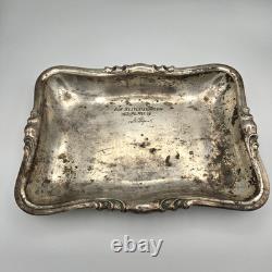 Original WWII German Tank Barbarossa Panzer Regt 15 Award Tray 7. /Pz. Rgt. 15 Army