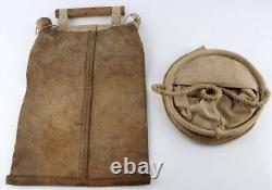 Original WWII German Wehrmacht And US Army Canvas Water Buckets