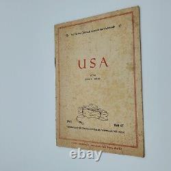 Original WWII WW2 German Wehrmacht USA America booklet army publication 1941 old