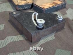 Original WWII Winkelmesser W. M. 35 German Artillery & Mortar Level Tool Box Army