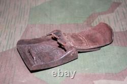 Original Ww2 German Army Wehrmacht Heer Belt With Steel Buckle Denazified 1940