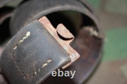 Original Ww2 German Army Wehrmacht Heer Belt With Steel Buckle Denazified 1940