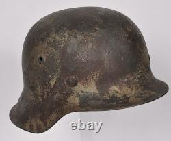 Original Ww2 German M42 Camouflage Combat Helmet