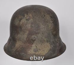 Original Ww2 German M42 Camouflage Combat Helmet