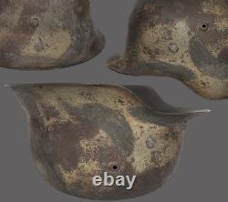 Original Ww2 German M42 Camouflage Combat Helmet