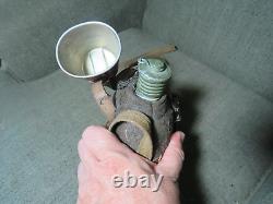 Original Wwi Wwii German Army Soldiers Water Canteen & Wool Cover & Tin Cup