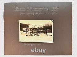 Original Wwii Era Set Of 33 Photos German Army Skiing Activities 1944