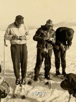 Original Wwii Era Set Of 33 Photos German Army Skiing Activities 1944