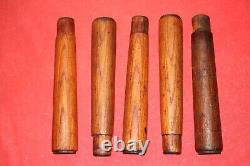 Original Wwii German Army Lot Of 5 Wooden Hand Guards K98 Mauser Handguards