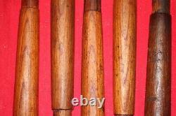 Original Wwii German Army Lot Of 5 Wooden Hand Guards K98 Mauser Handguards