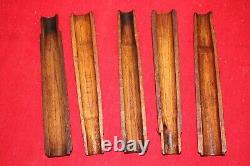 Original Wwii German Army Lot Of 5 Wooden Hand Guards K98 Mauser Handguards