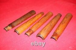 Original Wwii German Army Lot Of 5 Wooden Hand Guards K98 Mauser Handguards