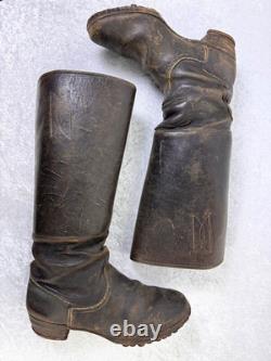 Original Wwii German Army Marschstiefel Jackboots Hobnailed Soles Size 11