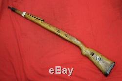 Original Wwii German Army Wooden Rifle Stock K98 Mauser. German Marking. 4