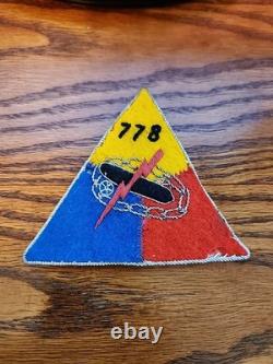 Original Wwii Occupation Us Army 778th Tank Battalion German Made Bullion
