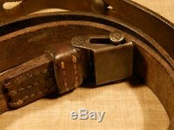 Original Wwii Ww2 38/40 Rifle Sling Leather 98k Gewehr K43 G43 Ww2 German Army