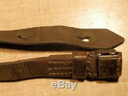 Original Wwii Ww2 38/40 Rifle Sling Leather 98k Gewehr K43 G43 Ww2 German Army