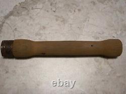Original german ww2 M43 Wood Handle Stick in good condition and adaptor (m24)