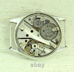 PARA DH WWII Swiss made wristwatch for German army, black dial. Cal. AS 1130