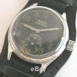 PHENIX DH 5555 Wristwatch German Army Wehrmacht of period WWII. Military