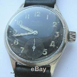 PHENIX DH Wristwatch German Army Wehrmacht of period WWII. Military. Cal. 1130