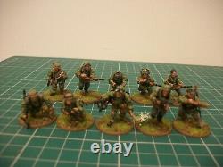 Painted 28mm WW2 Bolt Action German Waffen SS 1500 points Army miniatures