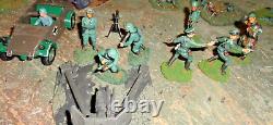 Painted 54mm plastic German army for Bolt Action WW2 Wargaming