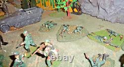 Painted 54mm plastic German army for Bolt Action WW2 Wargaming