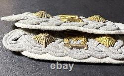 Pair of German Army Infantry Oberst Shoulder Boards Rgt 134 Colonel WW2