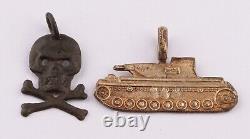 Panzer-Division GERMAN Tank 1940 Army WW2 Pendant GERMANY Ring WWII Skull BONEs