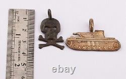 Panzer-Division GERMAN Tank 1940 Army WW2 Pendant GERMANY Ring WWII Skull BONEs