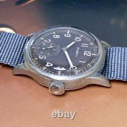 Phenix WWII Vintage German Military Service Watch 34mm AS1130 Nice Dial Serviced