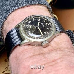 Phenix WWII Vintage German Military Service Watch 34mm AS1130 Nice Dial Serviced