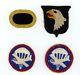 Post Ww2 Wwii Us Army 101st Ssi, 2x Glider, And Fe 509th Oval German Made