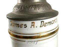 Post WWII German 34th Signal Bat. Stein, NUDE Lithopane 7th Army U. S. Occup. §