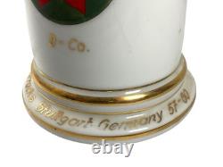 Post WWII German 34th Signal Bat. Stein, NUDE Lithopane 7th Army U. S. Occup. §