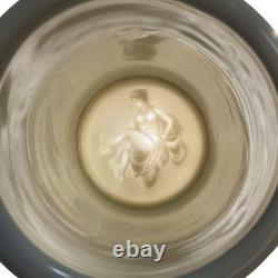 Post WWII German 34th Signal Bat. Stein, NUDE Lithopane 7th Army U. S. Occup. §