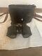 Pre Wwii German Binoculars With Original Leather Case Military War Memorabilia