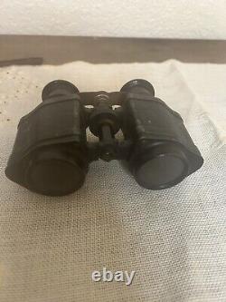 Pre WWII German Binoculars With Original Leather Case Military War Memorabilia