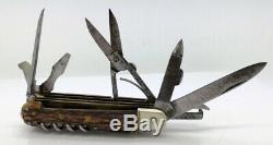 Pre-WWII German Stag Army knife Deutsches Armeemesser JA Henckels Zwillingswerk